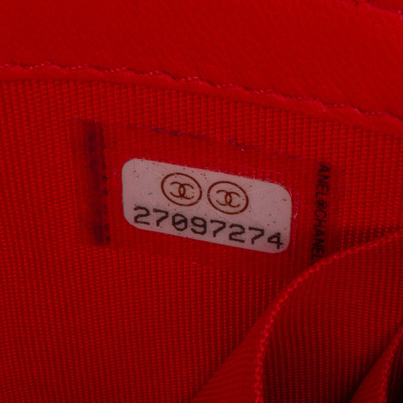 Pre-Loved Chanel Mini Chevron Lambskin Trendy CC Chain Wallet - Picture 9 of 12